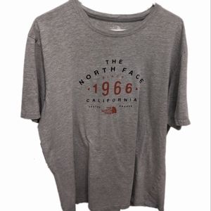 the north face t shirt Men XL short sleeve graphic tee gray California 1966.